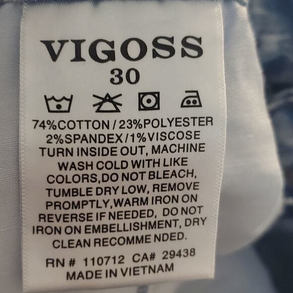 Vigoss Thompson Tomboy Destroyed Skinny Jeans 30‎ - Picture 10 of 10